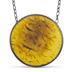 Ayala Naphtali - Coconut shell disc necklace